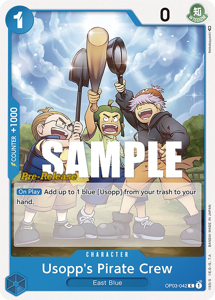 Usopp's Pirate Crew OP03-042 Pillars of Strength Pre-Release Cards Card