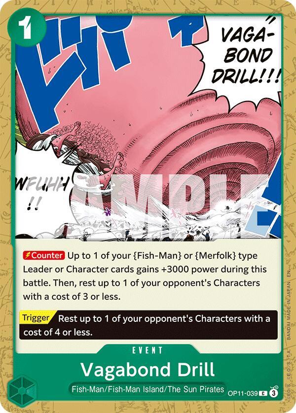Vagabond Drill OP11-039 A Fist of Divine Speed Card
