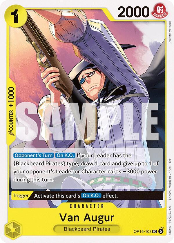 Van Augur OP16-103 The Time of Battle Card