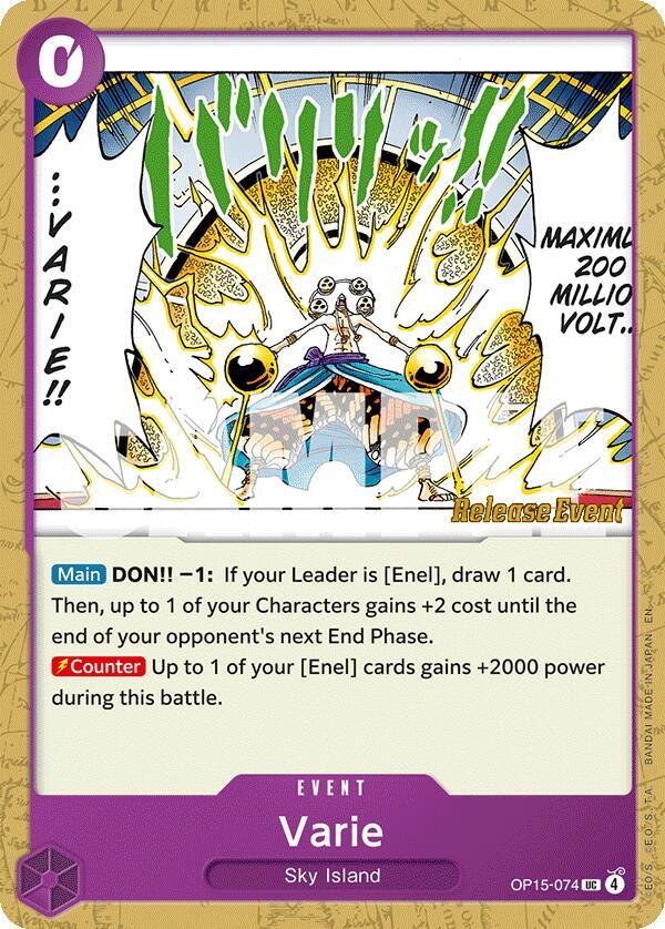 Varie OP15-074 Adventure on Kami's Island Release Event Cards Card