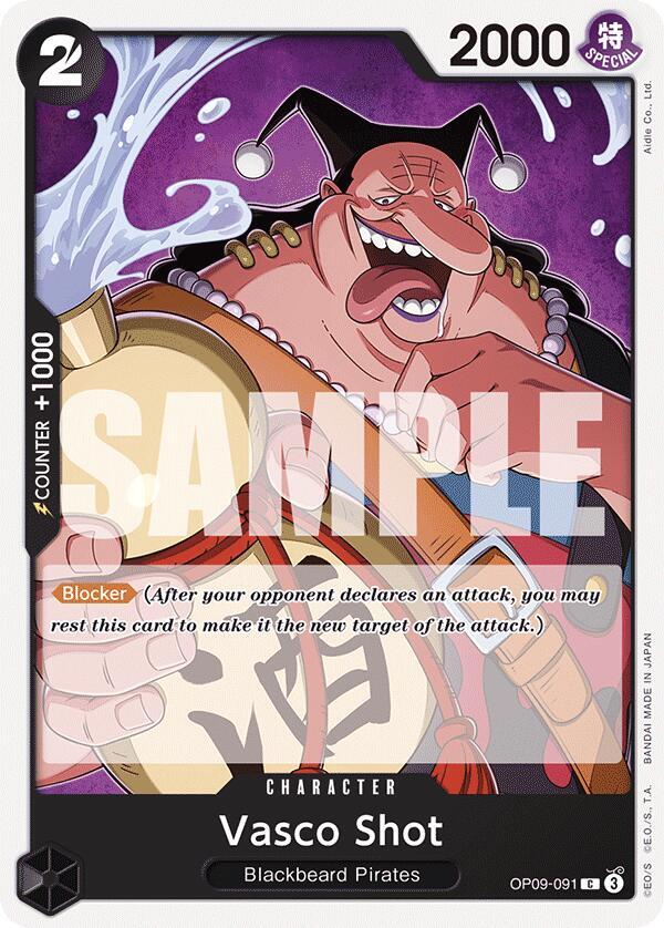 Vasco Shot OP09-091 Emperors in the New World Card