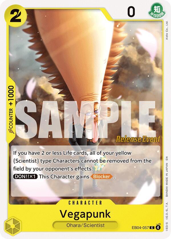 Vegapunk EB04-057 Adventure on Kami's Island Release Event Cards Card