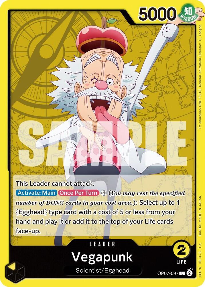 Vegapunk OP07-097 500 Years in the Future Card