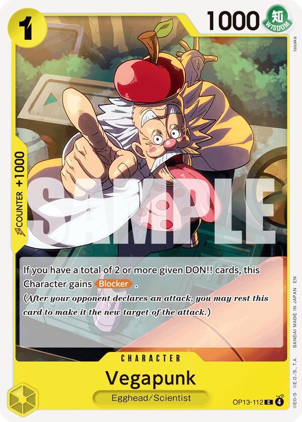 Vegapunk OP13-112 Carrying On His Will Card