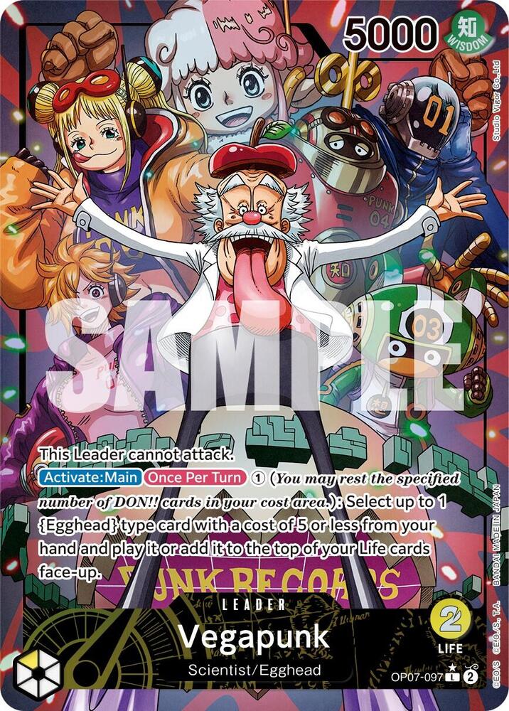 Vegapunk (Parallel) OP07-097 500 Years in the Future Card