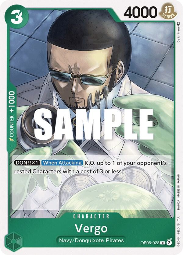 Vergo OP05-023 Awakening of the New Era Card