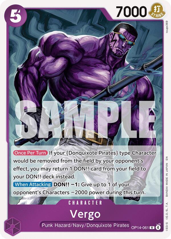 Vergo OP14-061 The Azure Sea's Seven Card