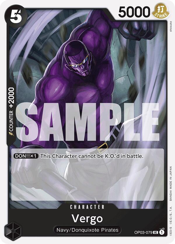 Vergo (Reprint) OP03-079 Premium Booster -The Best- Card