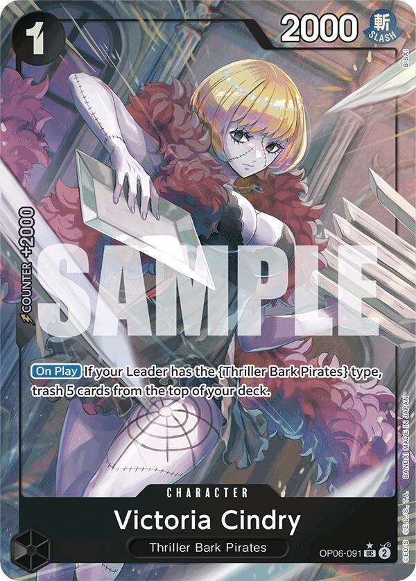 Victoria Cindry (Full Art) OP06-091 Premium Booster -The Best- Card