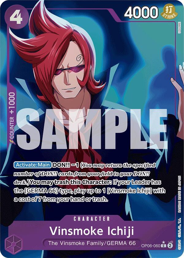 Vinsmoke Ichiji (OP06-060) (Full Art) OP06-060 Premium Booster -The Best- Card