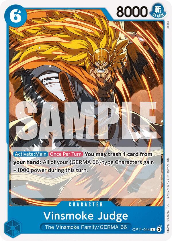 Vinsmoke Judge OP11-044 A Fist of Divine Speed Card