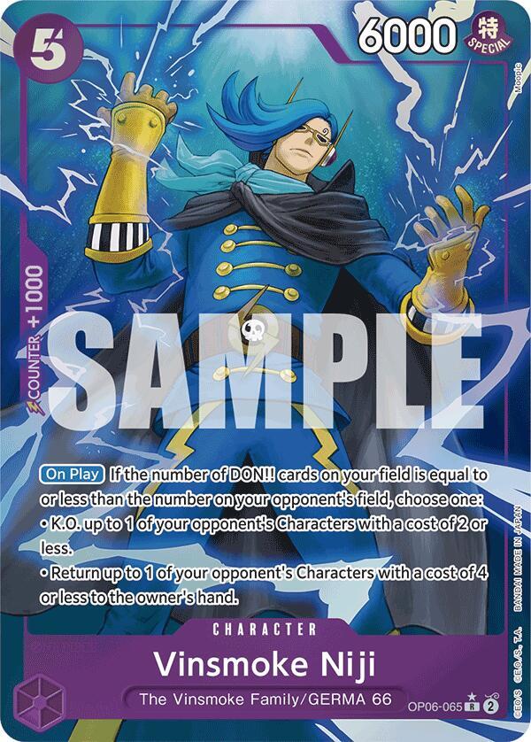 Vinsmoke Niji (OP06-065) (Full Art) OP06-065 Premium Booster -The Best- Card