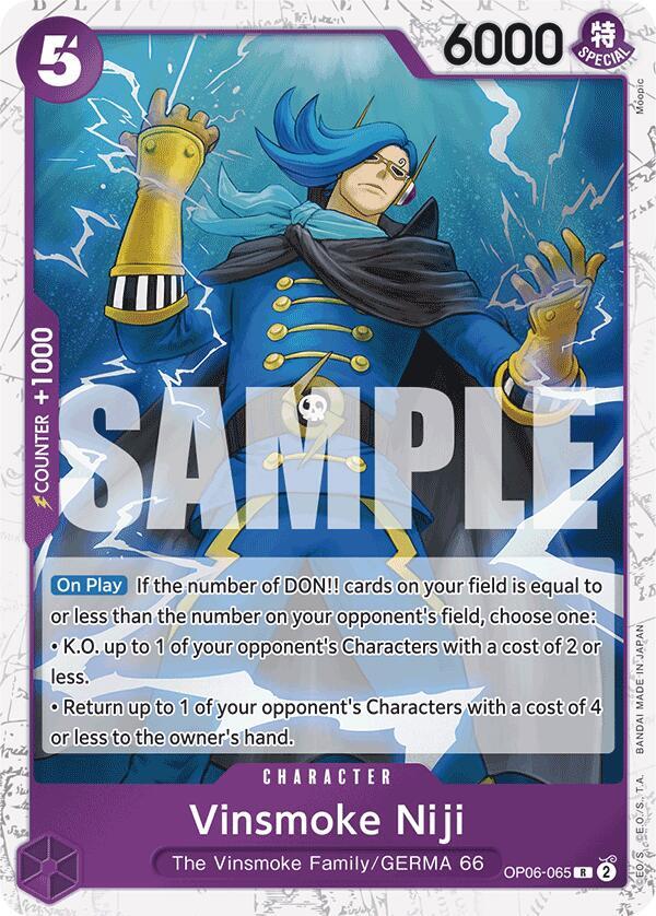 Vinsmoke Niji (OP06-065) (Jolly Roger Foil) OP06-065 Premium Booster -The Best- Card