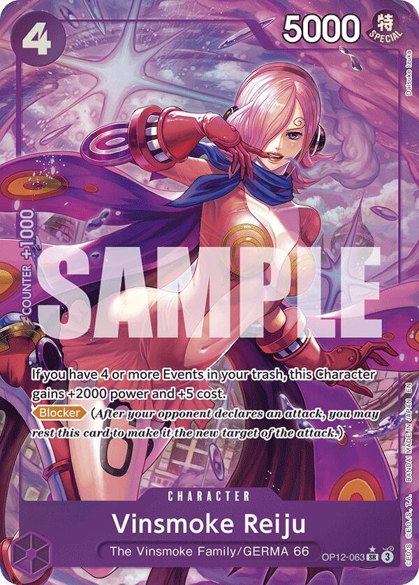 Vinsmoke Reiju (Alternate Art) OP12-063 Legacy of the Master Card