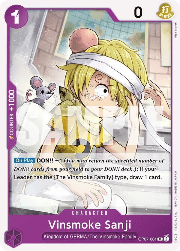 Vinsmoke Sanji OP07-061 500 Years in the Future Card