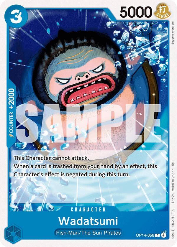 Wadatsumi OP14-056 The Azure Sea's Seven Card