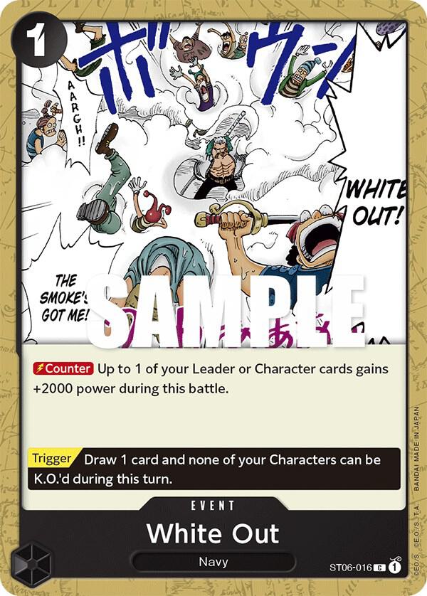 White Out ST06-016 Starter Deck 6: Absolute Justice Card