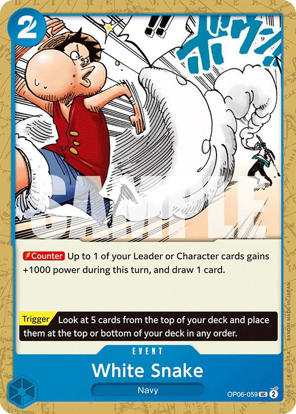 White Snake OP06-059 Wings of the Captain Card