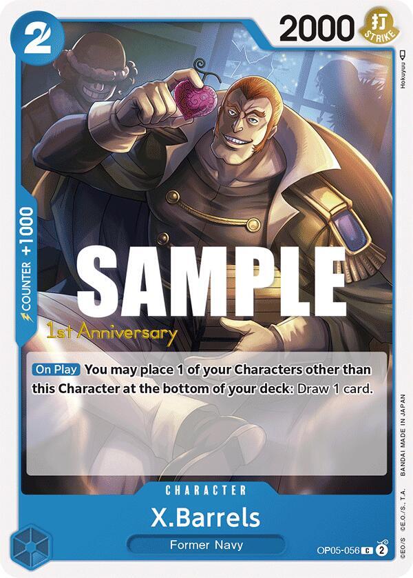 X.Barrels OP05-056 Awakening of the New Era: 1st Anniversary Tournament Cards Card
