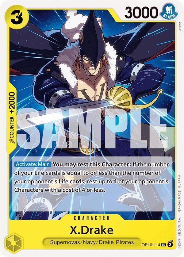 X.Drake OP10-114 Royal Blood Card