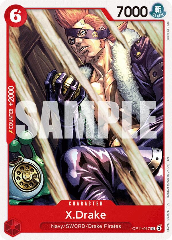X.Drake OP11-017 A Fist of Divine Speed Card