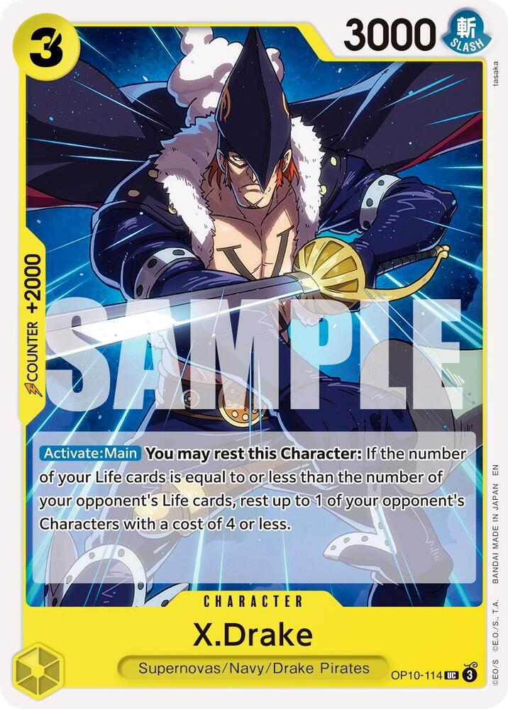 X.Drake (Reprint) OP10-114 Premium Booster -The Best- Vol. 2 Card