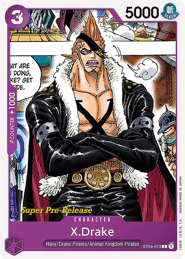 X.Drake ST04-013 Super Pre-Release Starter Deck 4: Animal Kingdom Pirates Card