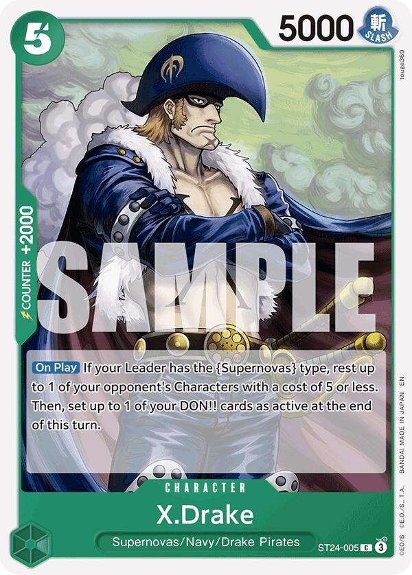 X.Drake ST24-005 Starter Deck 24: GREEN Jewelry Bonney Card