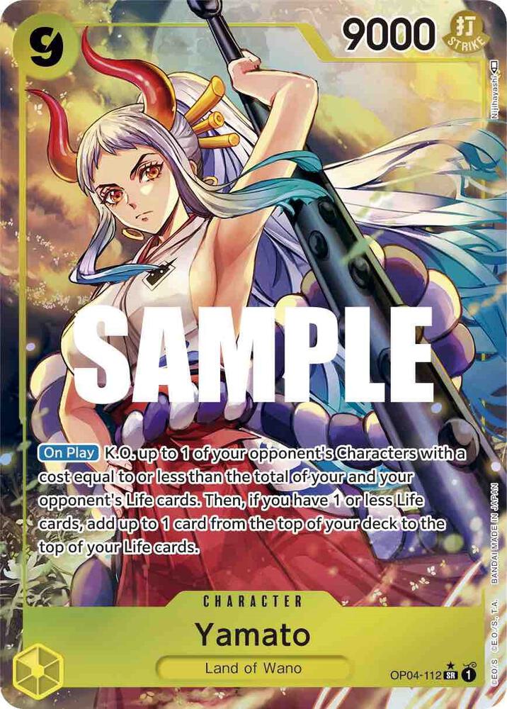 Yamato (Alternate Art) OP04-112 Kingdoms of Intrigue Card