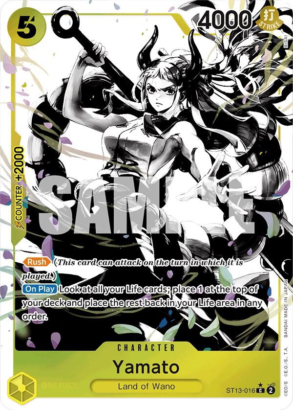 Yamato (Parallel) ST13-016 Ultra Deck: The Three Brothers Card