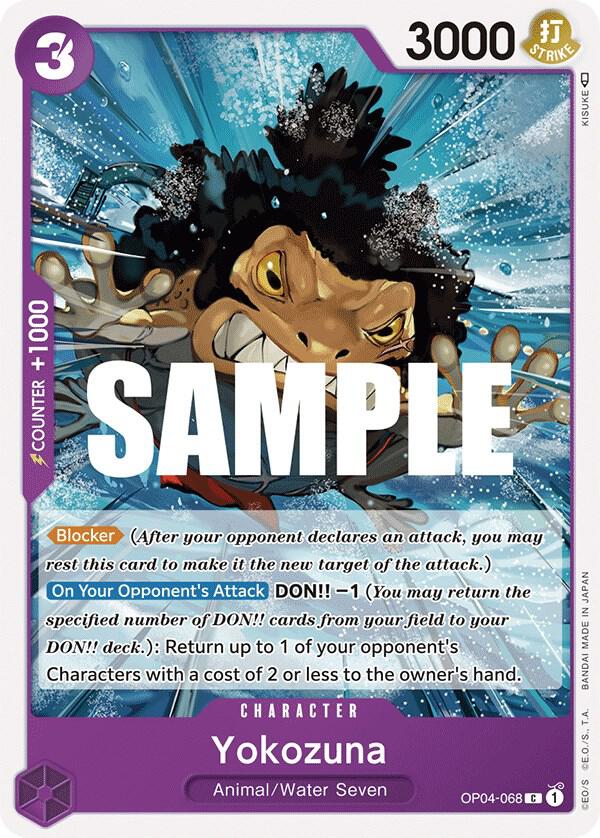 Yokozuna OP04-068 Kingdoms of Intrigue Card