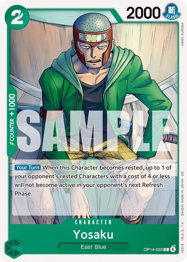 Yosaku OP14-035 The Azure Sea's Seven Card
