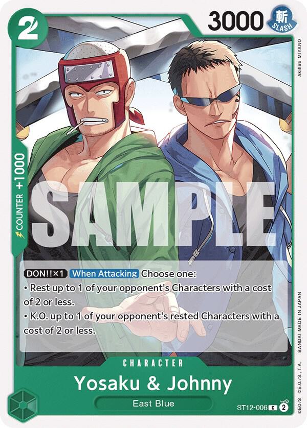 Yosaku & Johnny ST12-006 Starter Deck 12: Zoro and Sanji Card