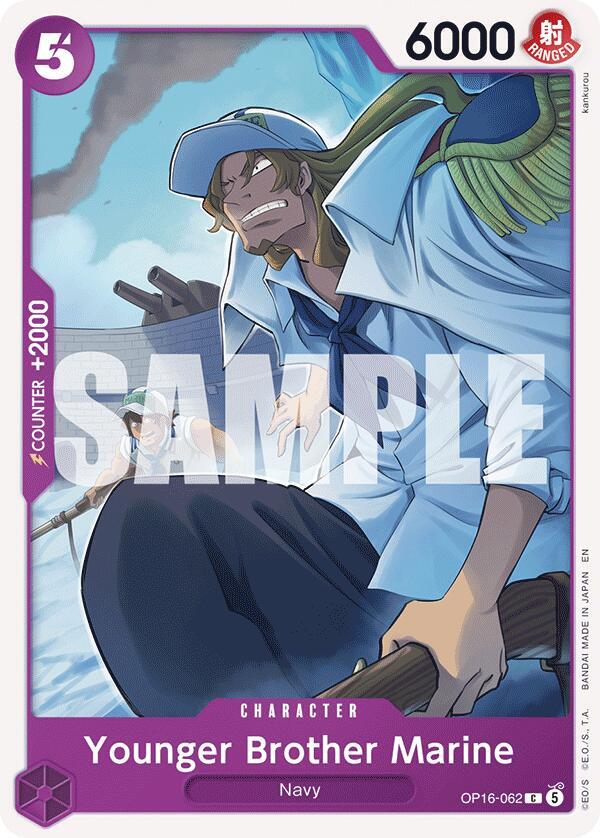 Younger Brother Marine OP16-062 The Time of Battle Card