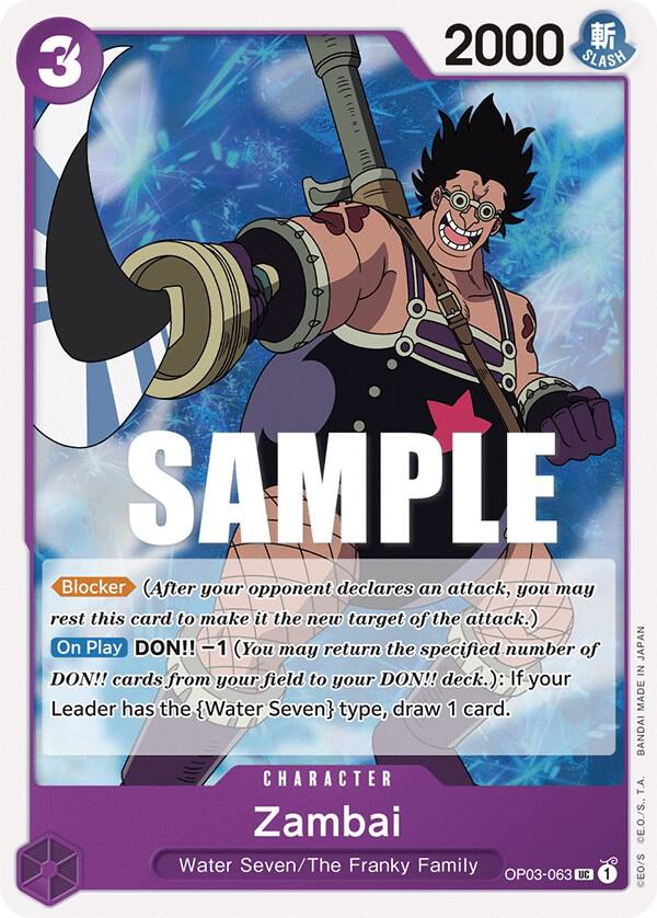 Zambai OP03-063 Pillars of Strength Card