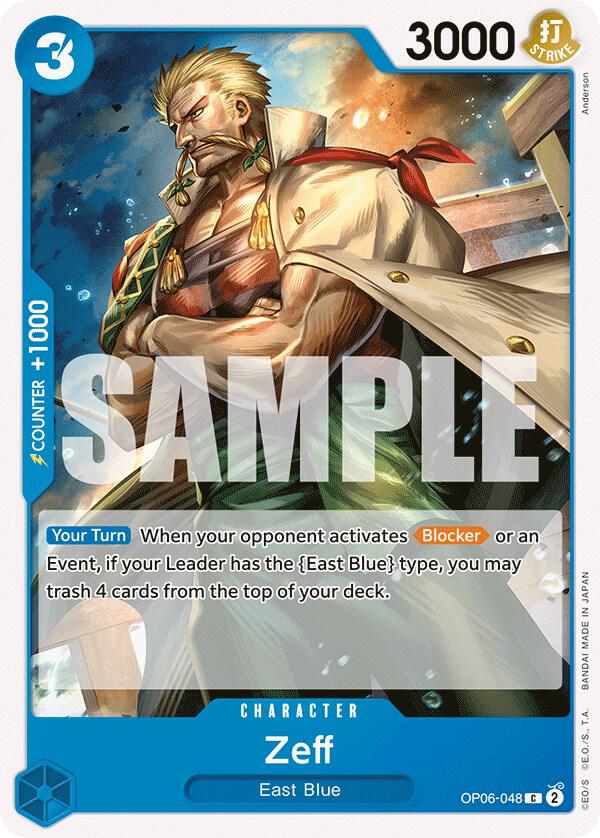 Zeff OP06-048 Wings of the Captain Card