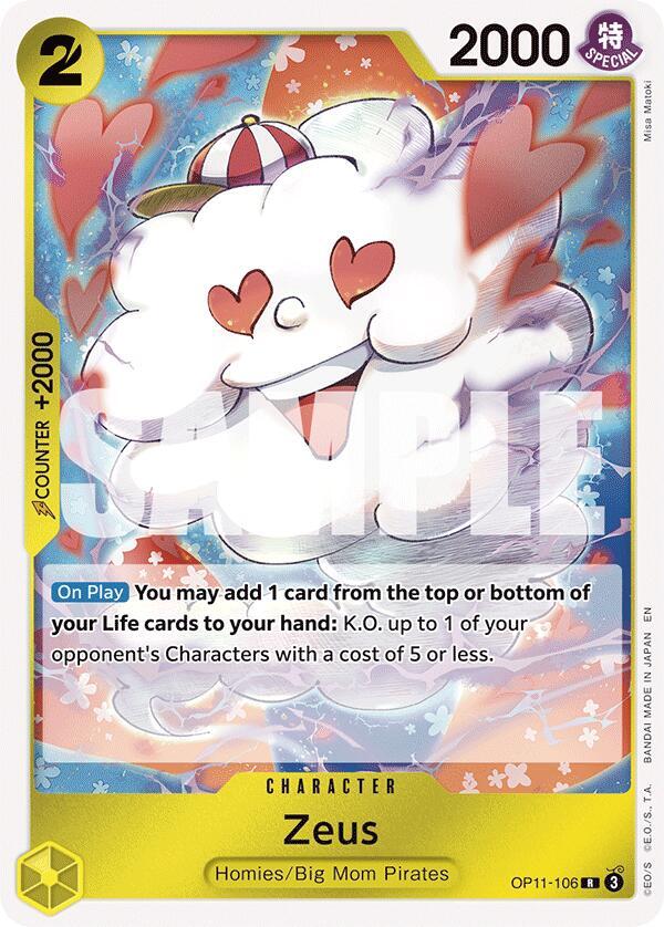 Zeus OP11-106 A Fist of Divine Speed Card