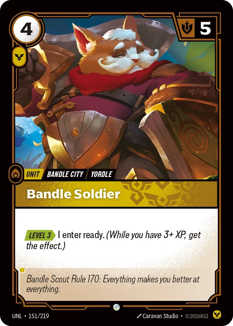 Bandle Soldier - UNL-151 - Unleashed - Riftbound card