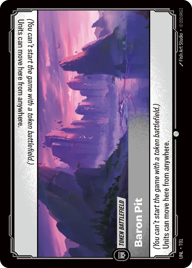 Baron Pit - UNL-T01 - Unleashed - Riftbound card