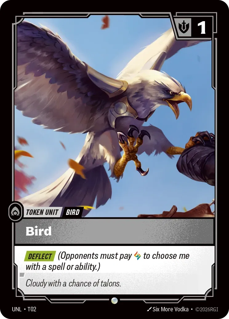 Bird - UNL-T02 - Unleashed - Riftbound card