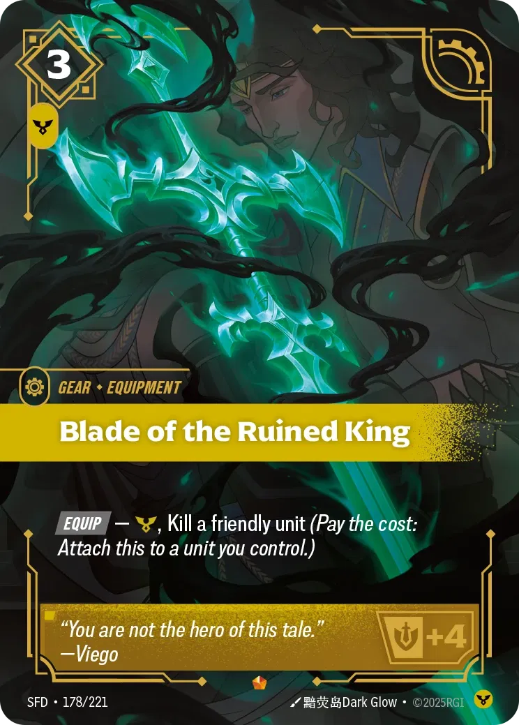 Blade of the Ruined King - SFD-178 - Spiritforged - Riftbound card