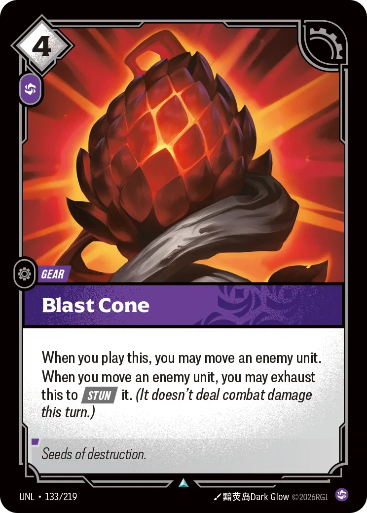 Blast Cone - UNL-133 - Unleashed - Riftbound card