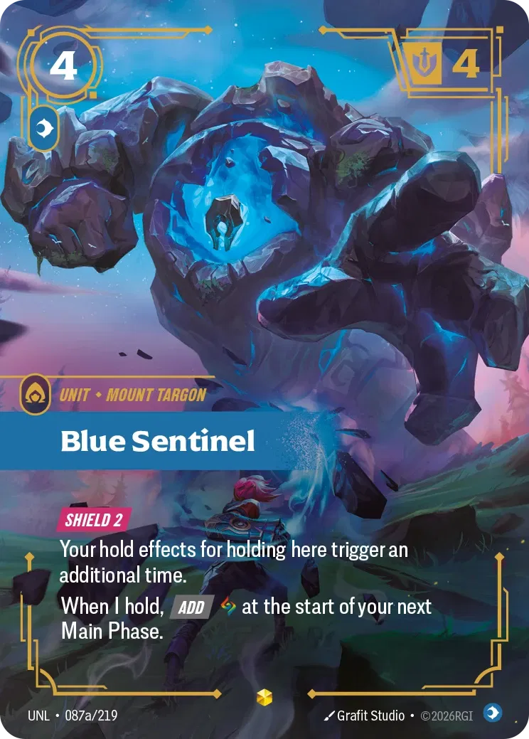 Blue Sentinel - UNL-087a - Unleashed - Riftbound card