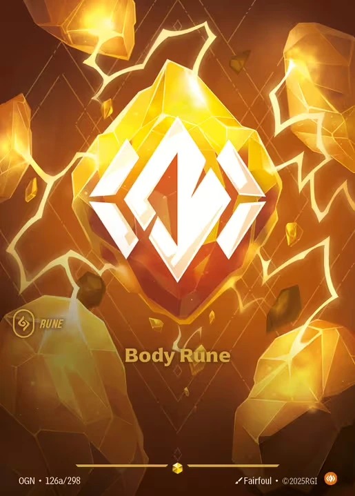Body Rune - OGN-126a - Origins - Riftbound card