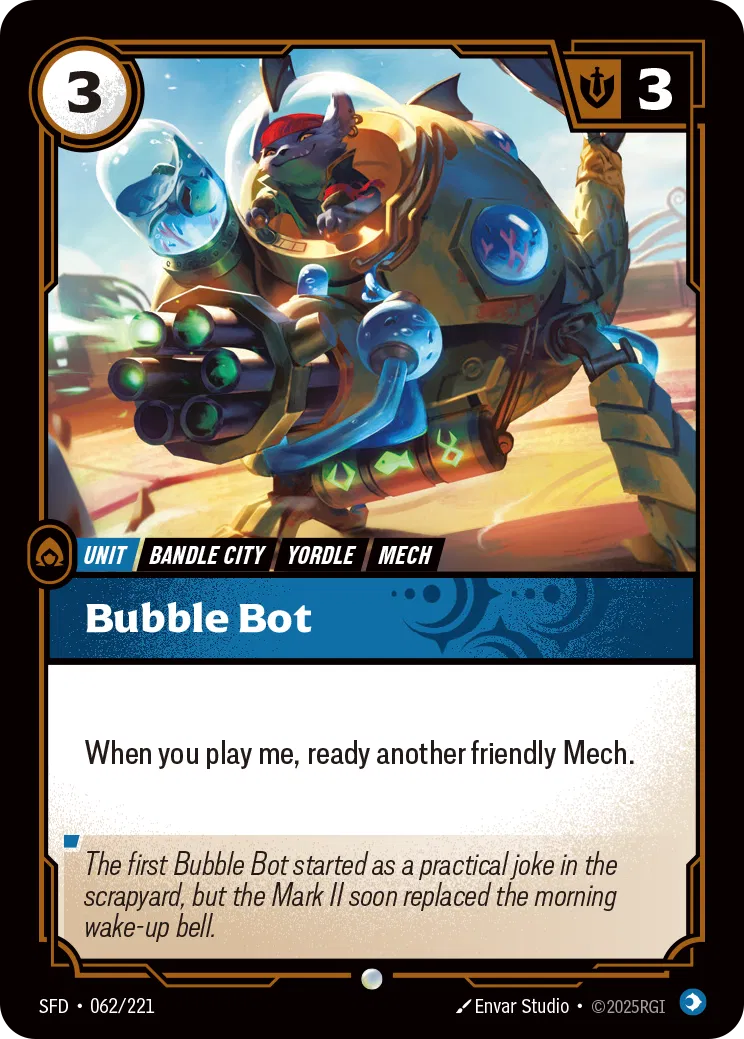 Bubble Bot - SFD-062 - Spiritforged - Riftbound card