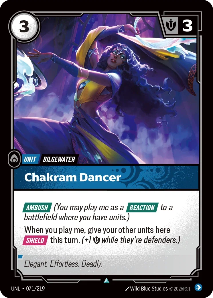 Chakram Dancer - UNL-071 - Unleashed - Riftbound card