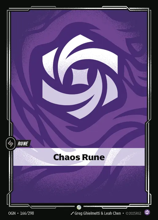 Chaos Rune - OGN-166 - Origins - Riftbound card