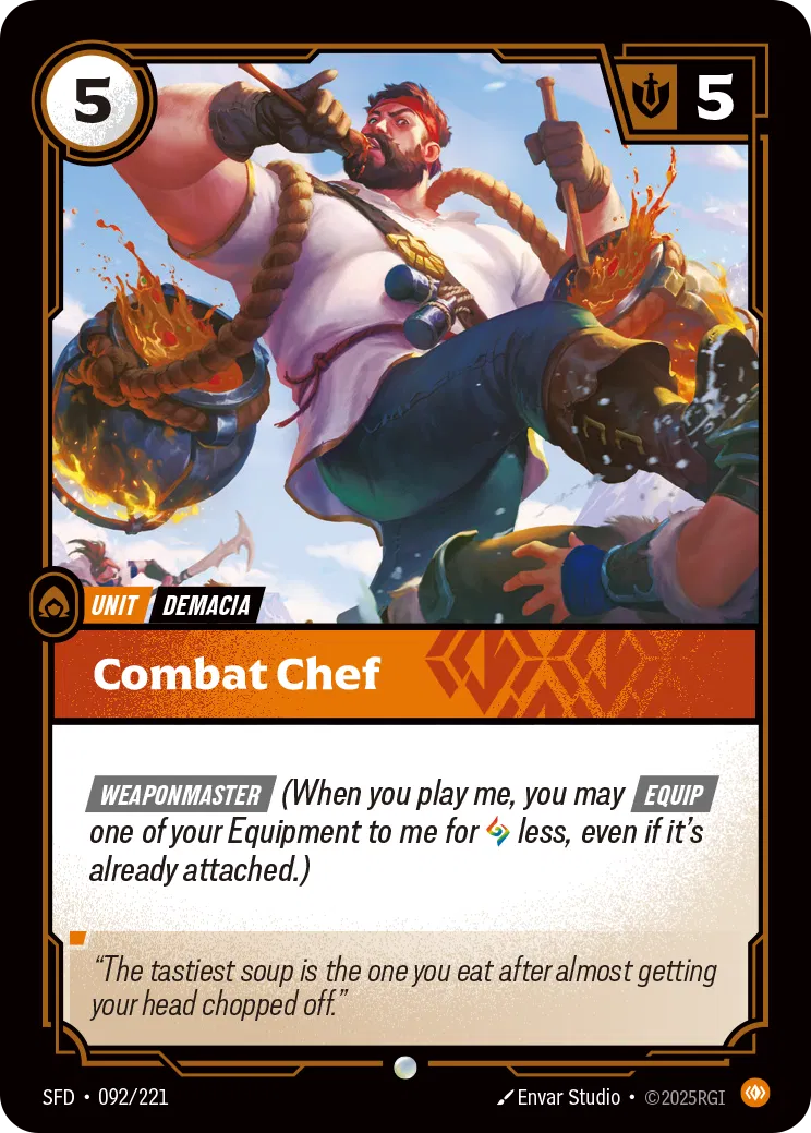 Combat Chef - SFD-092 - Spiritforged - Riftbound card