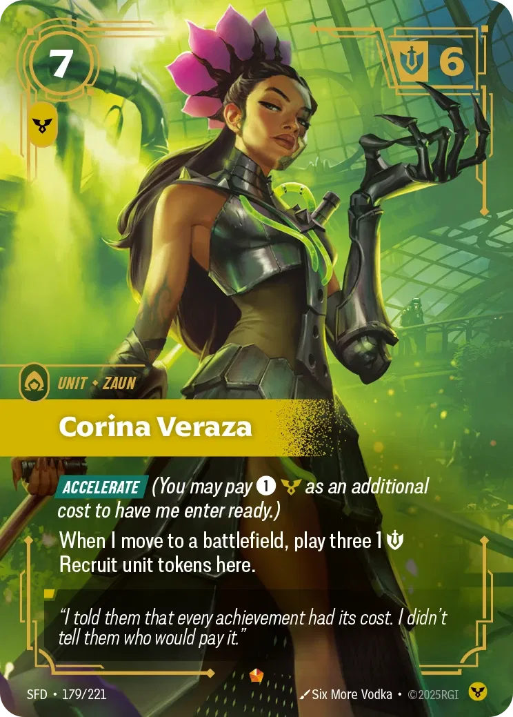 Corina Veraza - SFD-179 - Spiritforged - Riftbound card