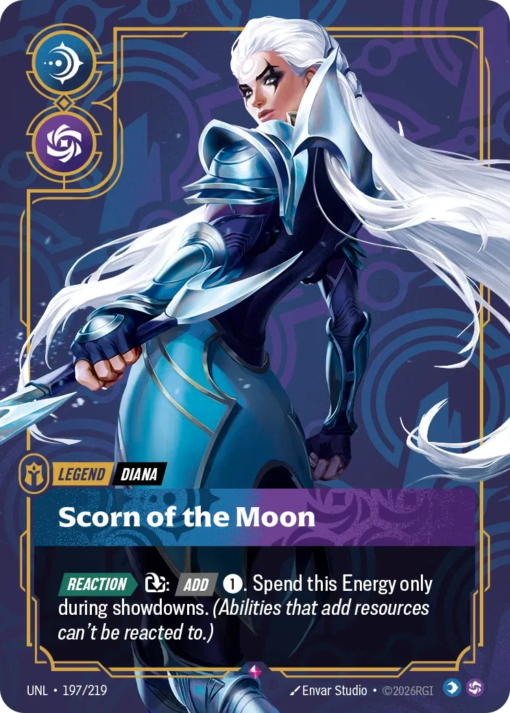 Diana, Scorn of the Moon - UNL-197 - Unleashed - Riftbound card